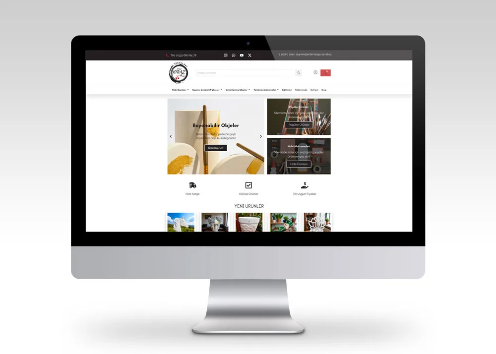 AtÖLye Kiraz E-Ticaret Sitesi ReferansıMıZ