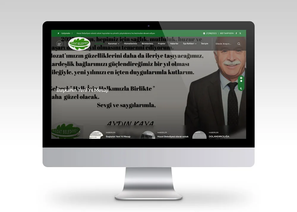 Örnek belediye web sitesi